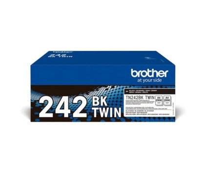 2 Toner Originais, Brother TN-242 Preto ~ 2.500 Paginas
