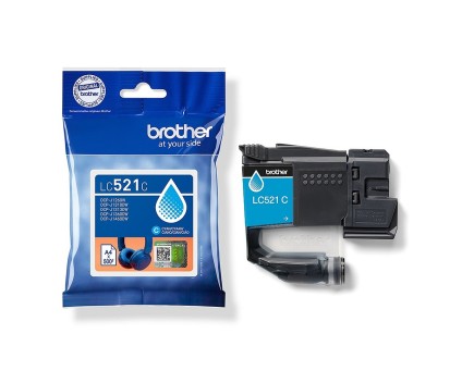 Tinteiro Original Brother LC-521 C Cyan ~ 500 Paginas