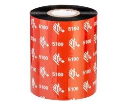 6 Fitas de Transferência Térmica Originais, Zebra 05100BK08345 83mm x 450m