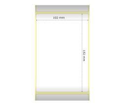 12 Etiquetas Compativeis, Zebra 800264-605 101.5mm x 152mm ~ 475 / Rolo