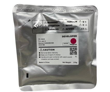 Revelador Compativel Konica Minolta A0XV0ED Magenta ~ 120.000 Paginas