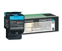Toner Original Lexmark C544X1CG Cyan ~ 4.000 Paginas