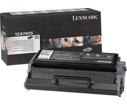 Toner Original Lexmark 12A7405 Preto ~ 6.000 Paginas