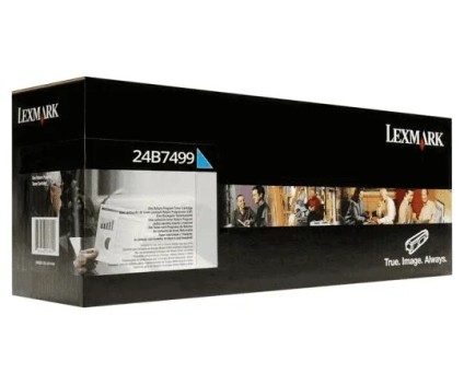 Toner Original Lexmark 24B7499 Cyan ~ 6.000 Paginas