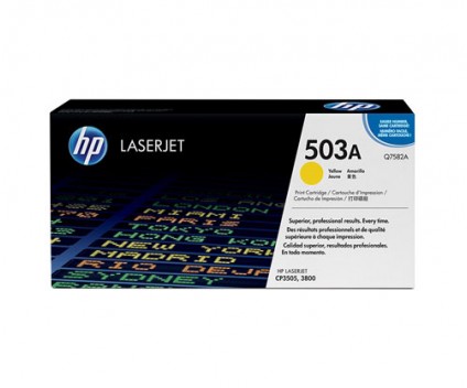 Toner Original HP 503A Amarelo ​~ 6.000 Paginas