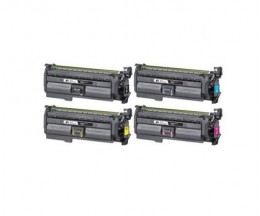 4 Toners Compativeis, HP 653X / 653A Preto + Cor ~ 21.000 / 16.500 Paginas