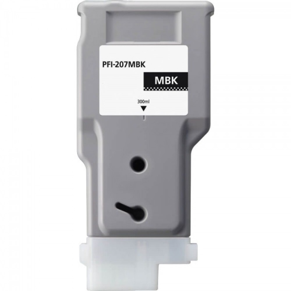 Tinteiro Compativel Canon PFI-207 MBK Preto Matte 300ml
