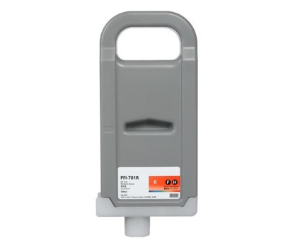 Tinteiro Compativel Canon PFI-701 R Vermelho 700ml