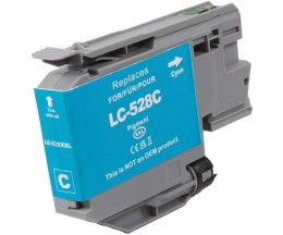 Tinteiro Compativel Brother LC-528 XL C Cyan ~ 10.000 Paginas