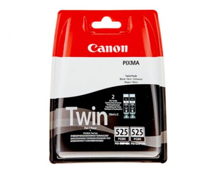 2 Tinteiros Originais, Canon PGI-525 Preto 19ml