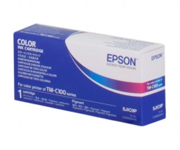 Tinteiro Original Epson SJIC9P Preto / Amarelo / Cyan / Magenta 24.8ml