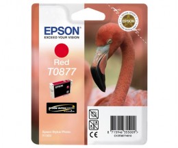 Tinteiro Original Epson T0877 Vermelho 11.4ml