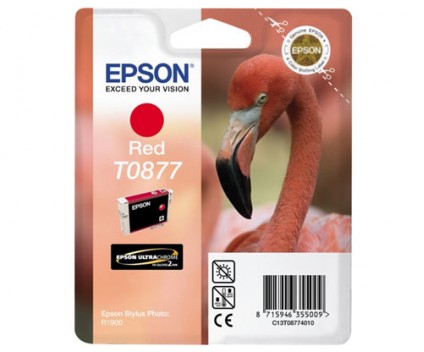 Tinteiro Original Epson T0877 Vermelho 11.4ml