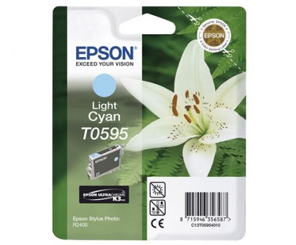 Tinteiro Original Epson T0595 Cyan Claro 13ml