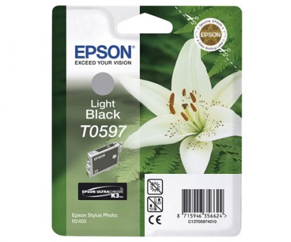 Tinteiro Original Epson T0597 Preto Claro 13ml