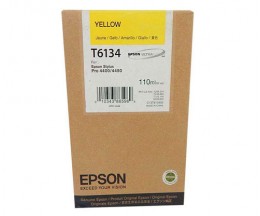 Tinteiro Original Epson T6134 Amarelo 110ml