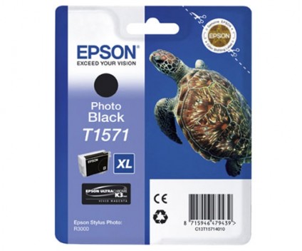 Tinteiro Original Epson T1571 Preto FOTO 25.9ml