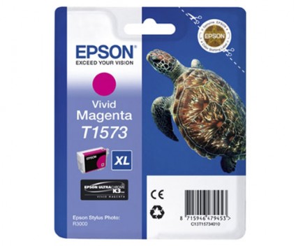 Tinteiro Original Epson T1573 Magenta Vivido 25.9ml