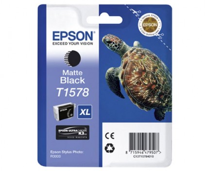 Tinteiro Original Epson T1578 Preto Matte 25.9ml