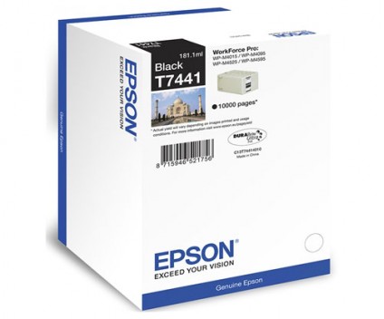 Tinteiro Original Epson T7441 Preto 181ml ~ 10.000 Paginas