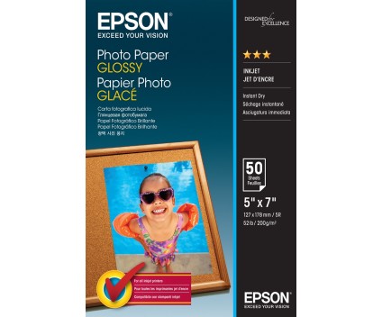 Papel Fotográfico Original Epson S042545 200 g/m² ~ 50 Páginas 127mm x 178mm