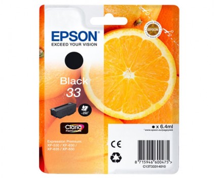 Tinteiro Original Epson T3331 / 33 Preto 6.4ml ~ 250 paginas