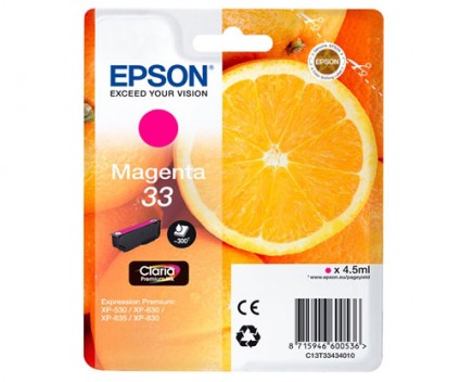 Tinteiro Original Epson T3343 / 33 Magenta 4.5ml ~ 300 paginas