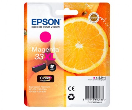 Tinteiro Original Epson T3363 / 33 XL Magenta 8.9ml ~ 650 paginas