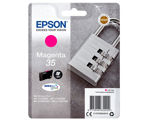 Tinteiro Original Epson T3583 / 35 Magenta 9.1ml ~ 650 paginas