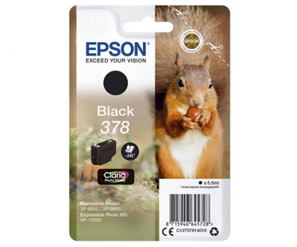 Tinteiro Original Epson T3781/ 378 Preto 5.5ml