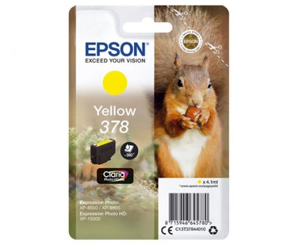 Tinteiro Original Epson T3784 / 378 Amarelo 4.1ml