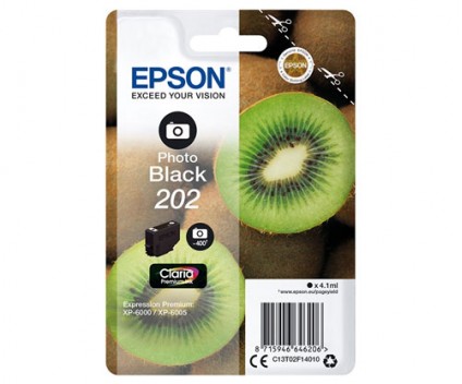 Tinteiro Original Epson T02F1 / 202 Preto Foto 4.1ml