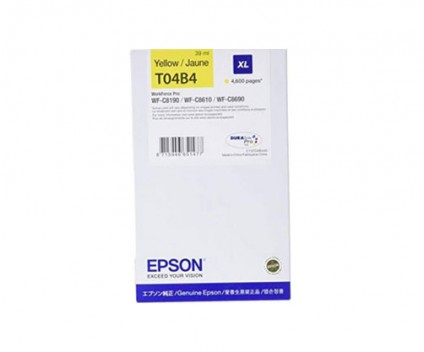 Tinteiro Original Epson T04B4 Amarelo 39ml ~ 4.600 Paginas