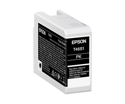 Tinteiro Original Epson T46S1 Preto 25ml