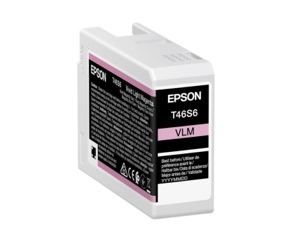 Tinteiro Original Epson T46S6 Magenta Claro 25ml