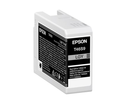 Tinteiro Original Epson T46S9 Cinza Claro 25ml