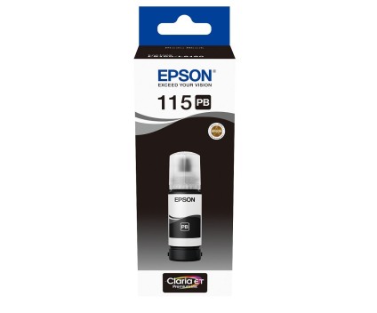 Tinteiro Original Epson T07D1 / 115 Preto Foto 70ml ~ 6.200 Paginas