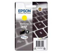 Tinteiro Original Epson T07U4 / 407 Amarelo 20.3ml ~ 1.900 Páginas