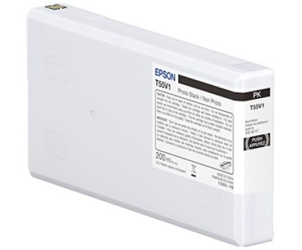 Tinteiro Original Epson T55W1 Preto Foto 200ml