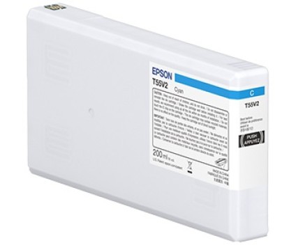 Tinteiro Original Epson T55W2 Cyan 200ml