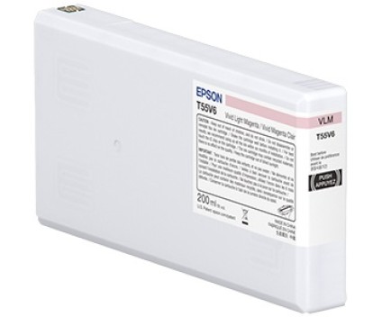 Tinteiro Original Epson T55W6 Magenta Claro 200ml