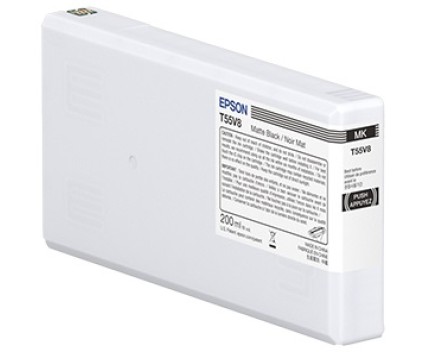 Tinteiro Original Epson T55W8 Preto Matte 200ml