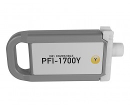 Tinteiro Compativel Canon PFI-1700 / PFI-1300 / PFI-1100 Y Amarelo 700ml