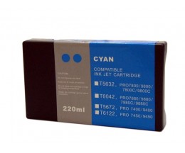 Tinteiro Compativel Epson T5632 Cyan 220ml