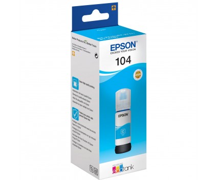 Tinteiro Original Epson T00P2 / 104 Cyan 65ml ~ 7.500 Paginas