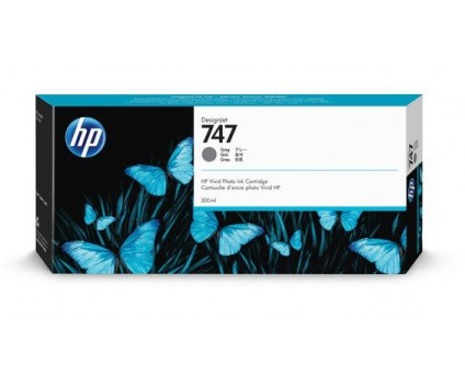 Tinteiro Original HP 747 Cinza 300ml