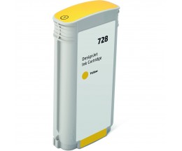 Tinteiro Compativel HP 728 Amarelo 130ml