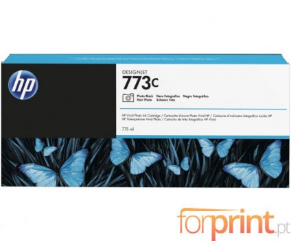 Tinteiro Original HP 773C Preto Foto 775ml